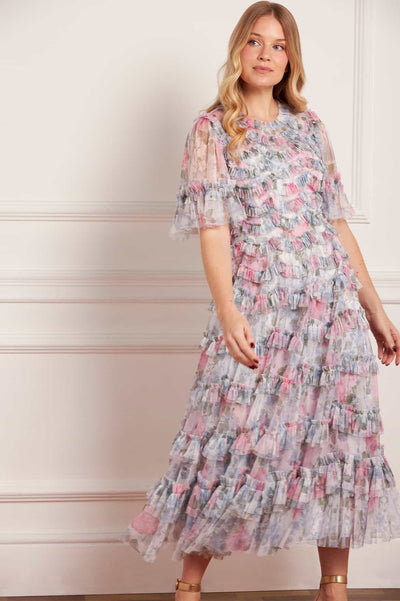 Camille's Garden Round Neck Ballerina Dress