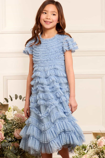 Wild Rose Ruffle Kids Dress