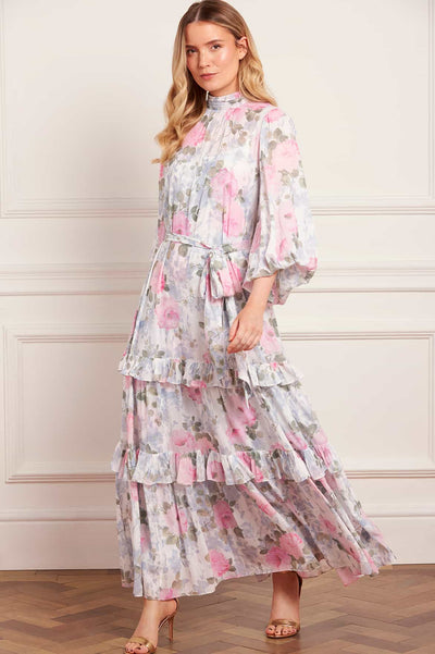 Camille's Garden Louisa Chiffon Ankle Gown