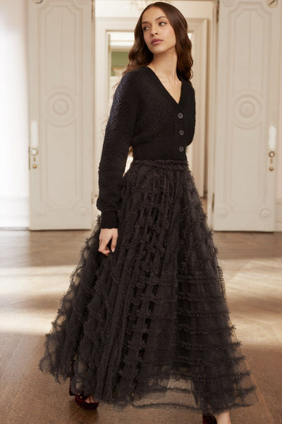 Luk Stitch oříznutý svetr