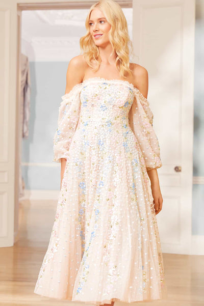 Šaty Confetti Gloss Off-Shoulder Ballerina Dress