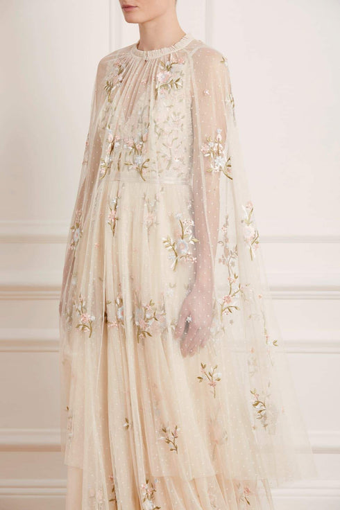 Pláštěnka Petunia Midaxi - béžová