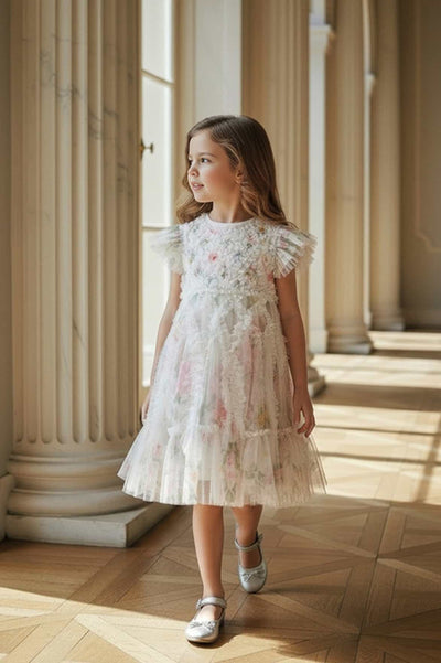 Pompadour Garden Rosella Kids Dress