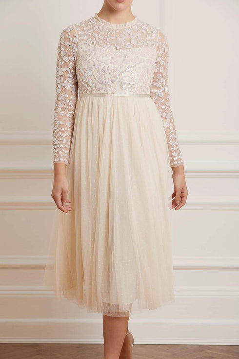 Balerínové šaty Tempest Bodice - béžové