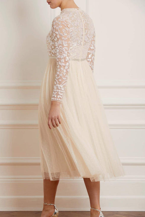 Balerínové šaty Tempest Bodice - béžové