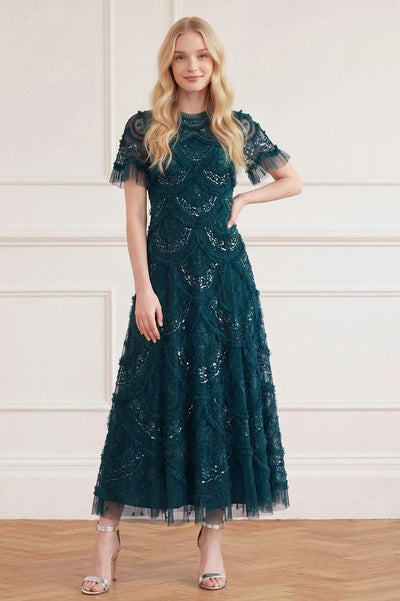 Carmen-Rüschen-Kleid