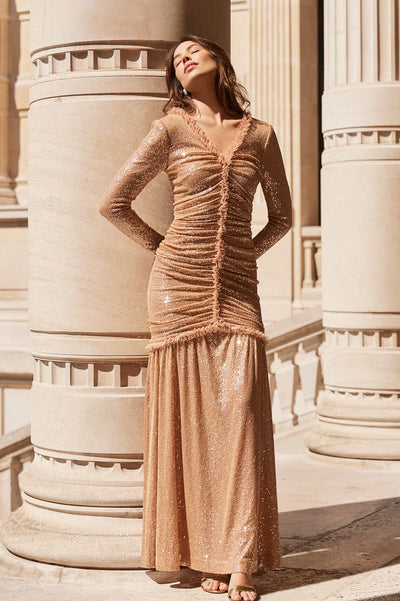 Starlight Langarm-Kleid