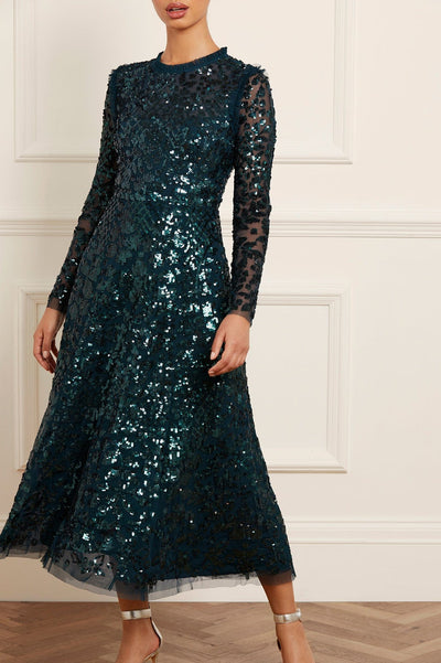 Vestido de bailarina de manga larga Aurelia