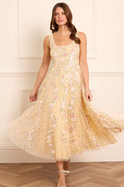 Confetti - Robe de ballerine à encolure dégagée