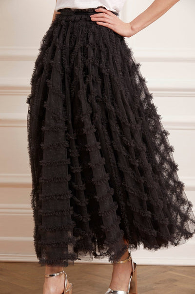 Jupe de cheville à volants Florence