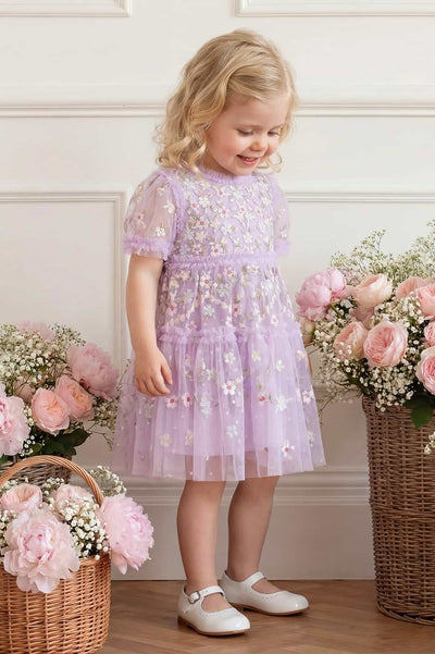 Robe pour bébé avec ruban guirlande