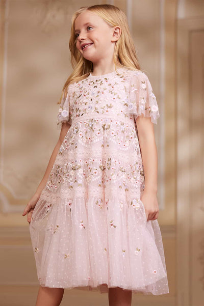 Robe pour enfants avec ruban guirlande