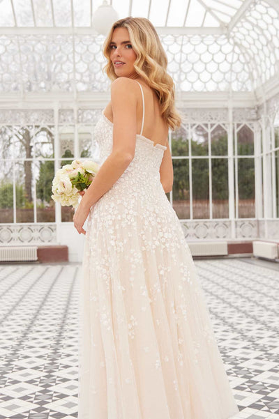 Scatter Blossom Cami Ankle Gown