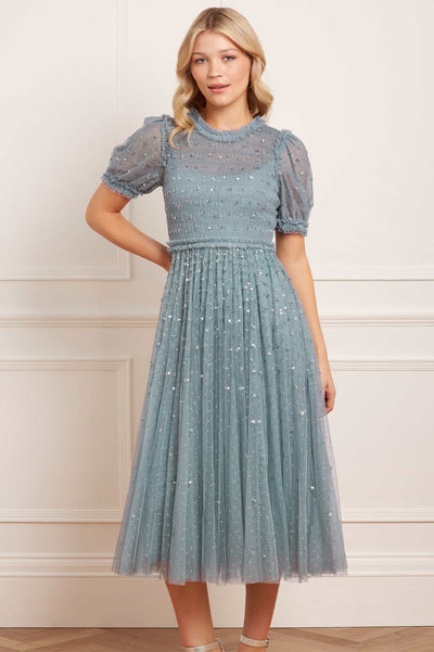 Sequin Giselle Smocked Ballerina Dress