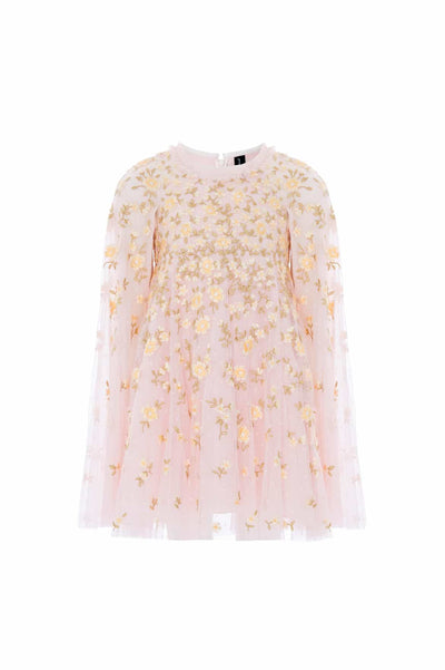 Lea Ditsy Cape Kids Dress