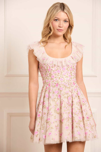 Lea Ditsy Micro Mini Dress