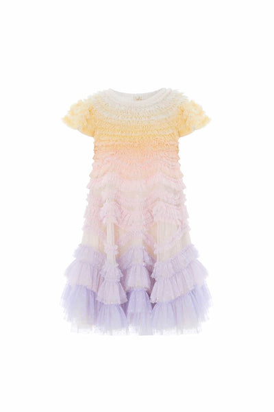 Wild Rose Ombre Kids Dress