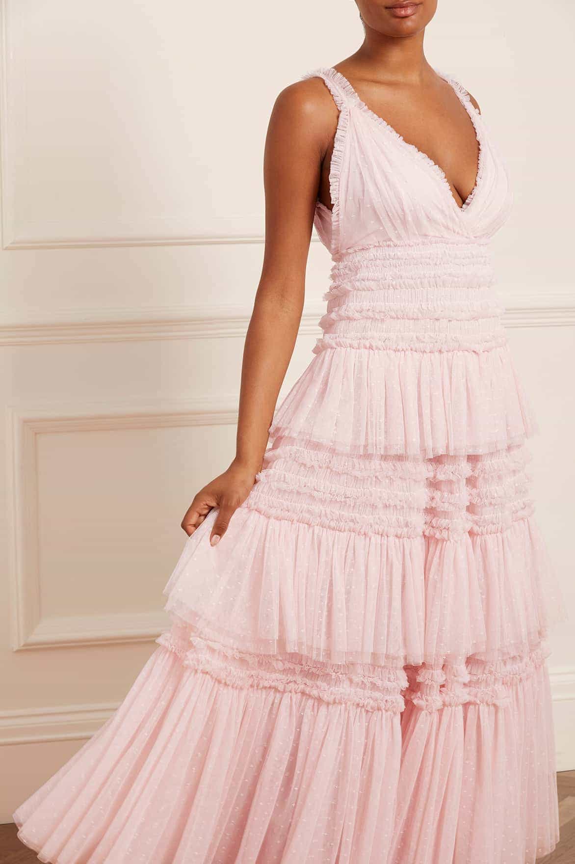 Candice Gown – Pink | Needle & Thread