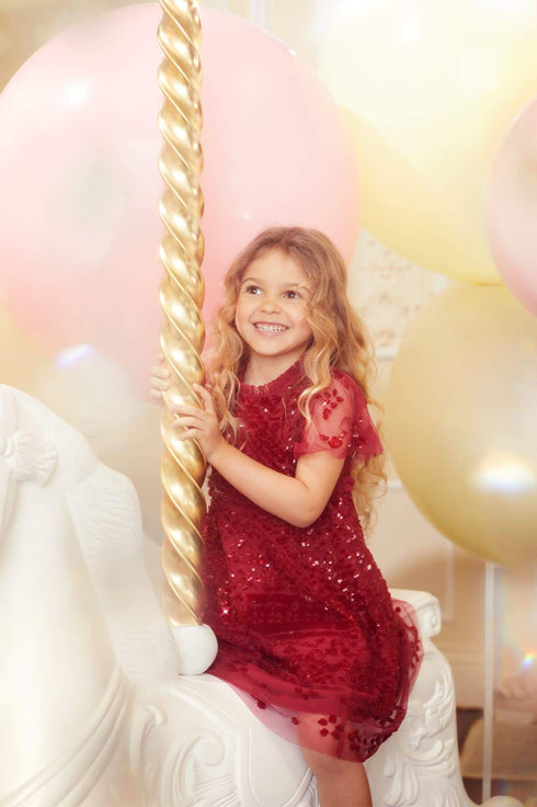 Sukienka Aurora Kids - Czerwony