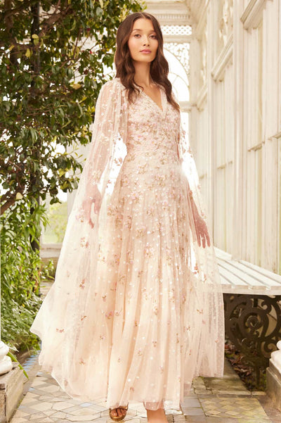 Vestido Dahlia Ditsy com tornozelo