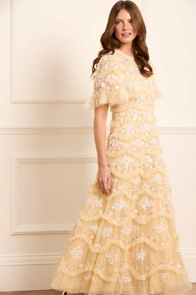 Vestido Daisy Wave com tornozelo