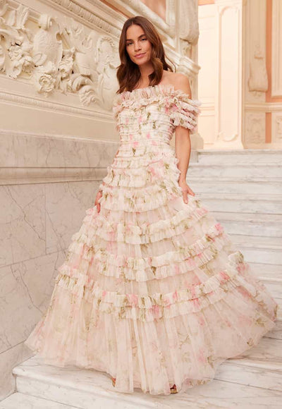 Vestido Rose Lisette sem ombros