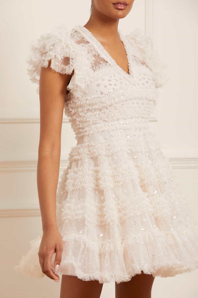 Vestido Vivian Micro Mini com decote em V