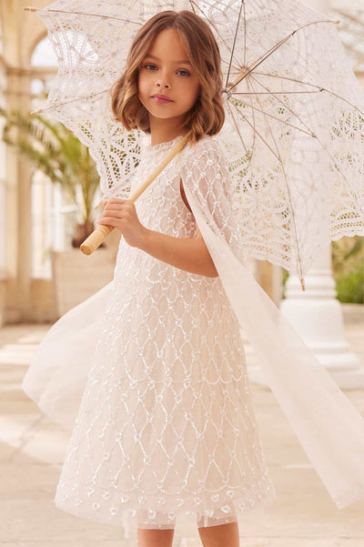 Rochie pentru copii Heart Lattice Cape