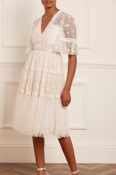 Lottie Dantela Midi Rochie