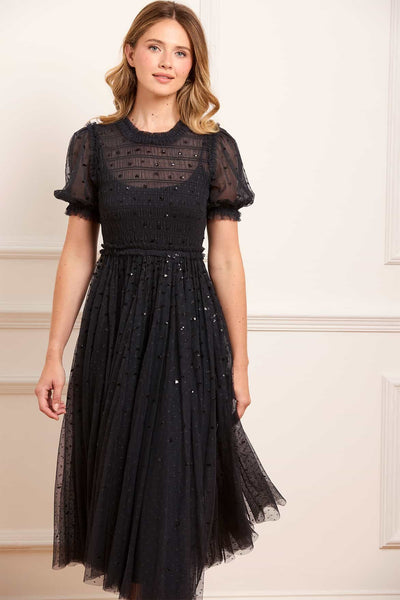 Sequin Giselle Smocked Ballerina Dress