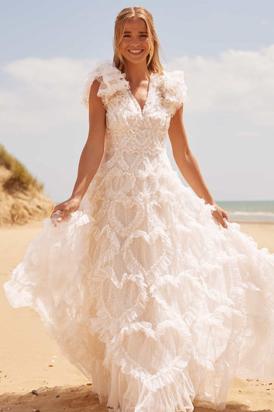 Šaty s výstrihom do V značky Amorette