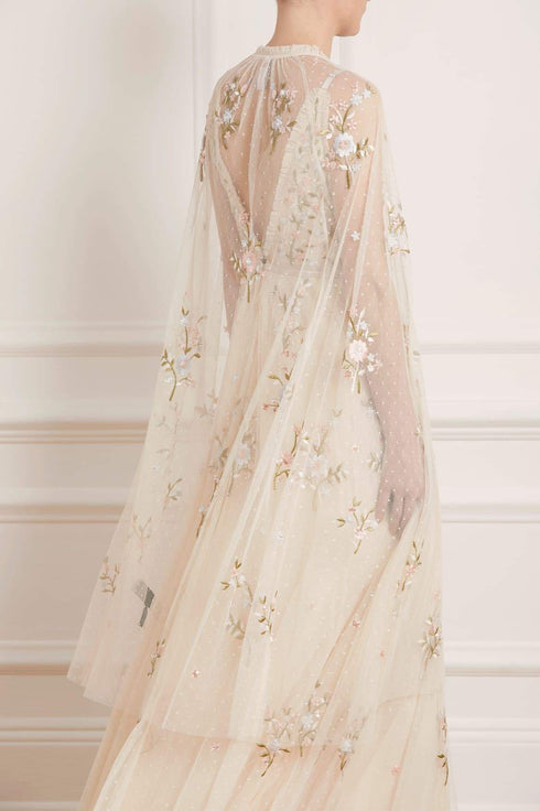 Petunia Midaxi Pelerin - Bej