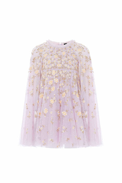Lea Ditsy Cape Kids Dress