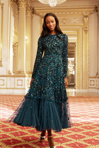 Needle and thread 2025 long sleeve gown