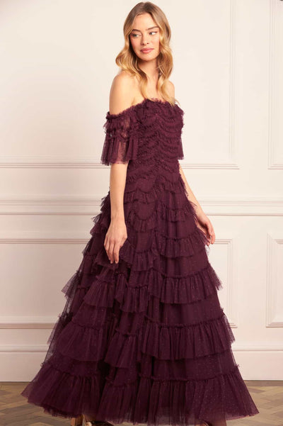 Aviana Off-Shoulder Gown