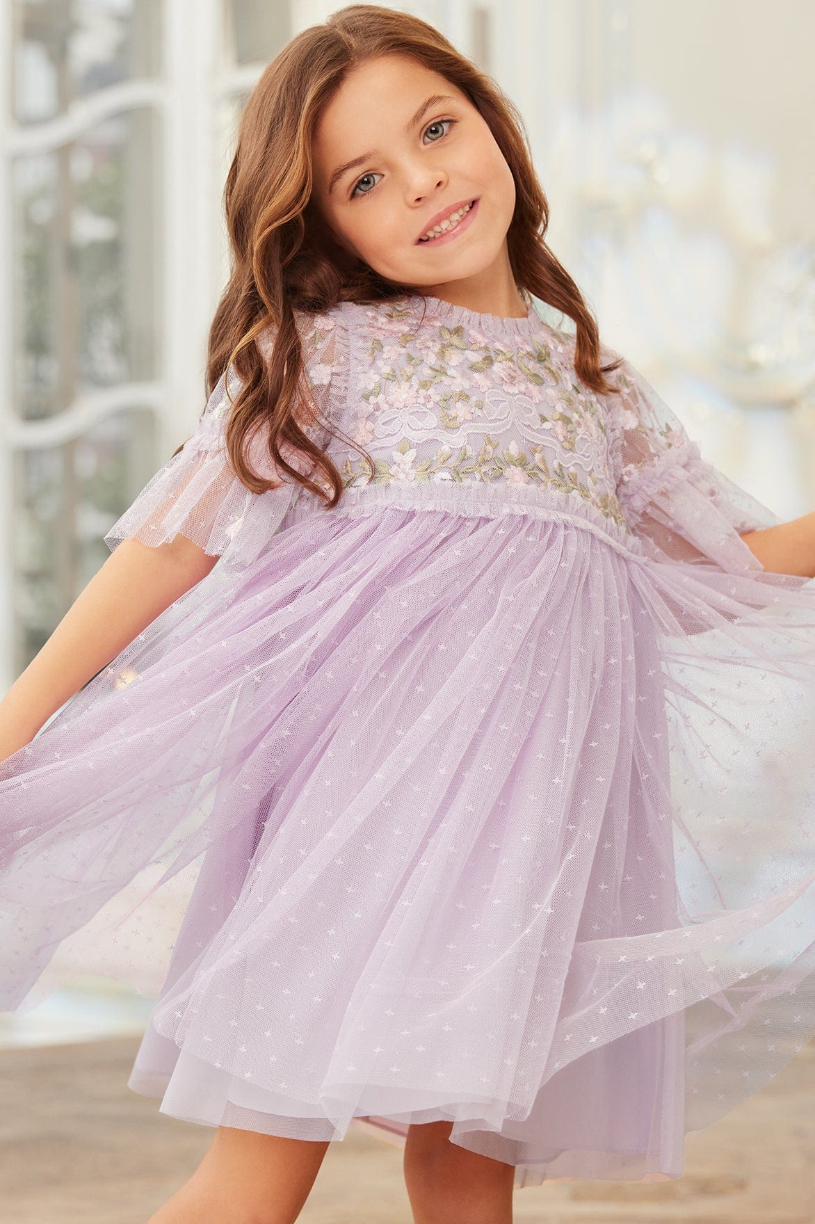 Lavender infant hot sale dress