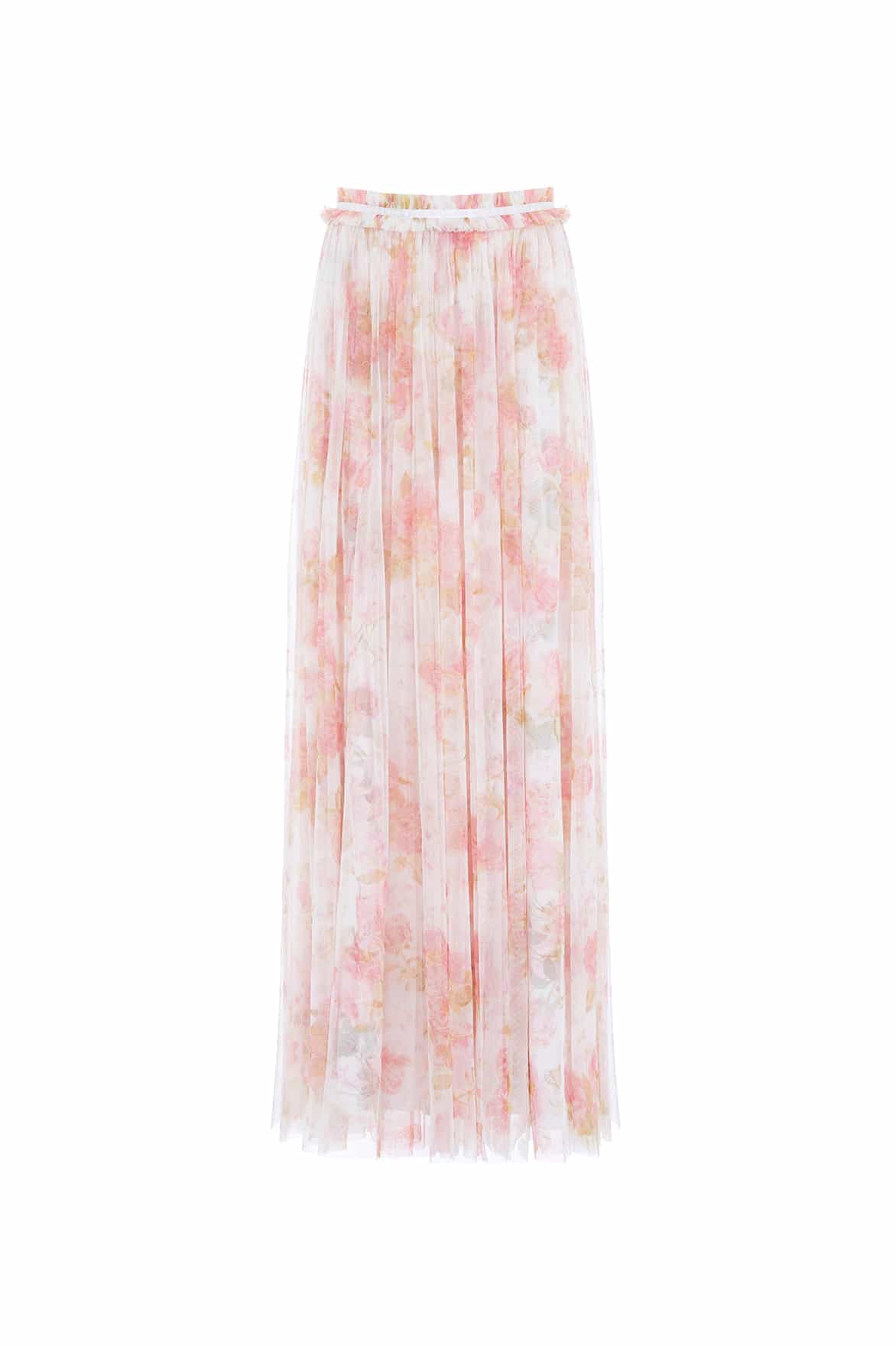 Needle & thread floral clearance maxi skirt in rose quartz