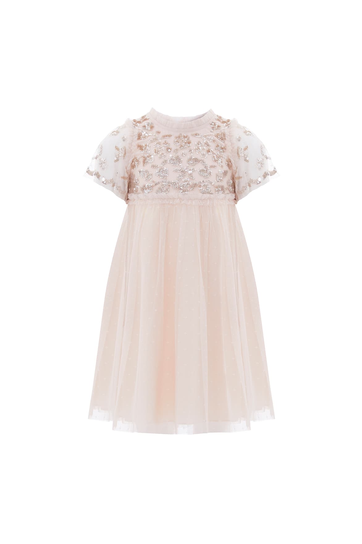 Lilybelle Sequin Kids Dress – Pink | Needle & Thread