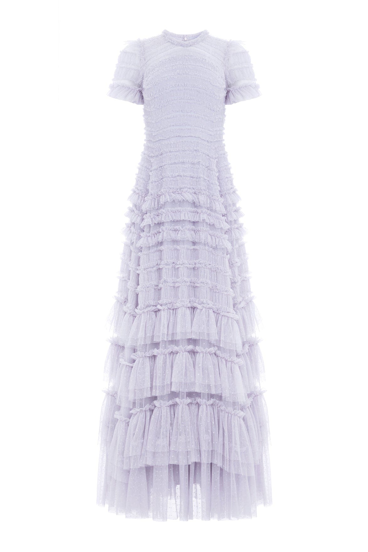 Valentine Ruffle Gown – Blue | Needle & Thread